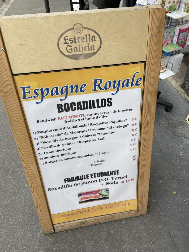 Epicerie Espagne Royale
