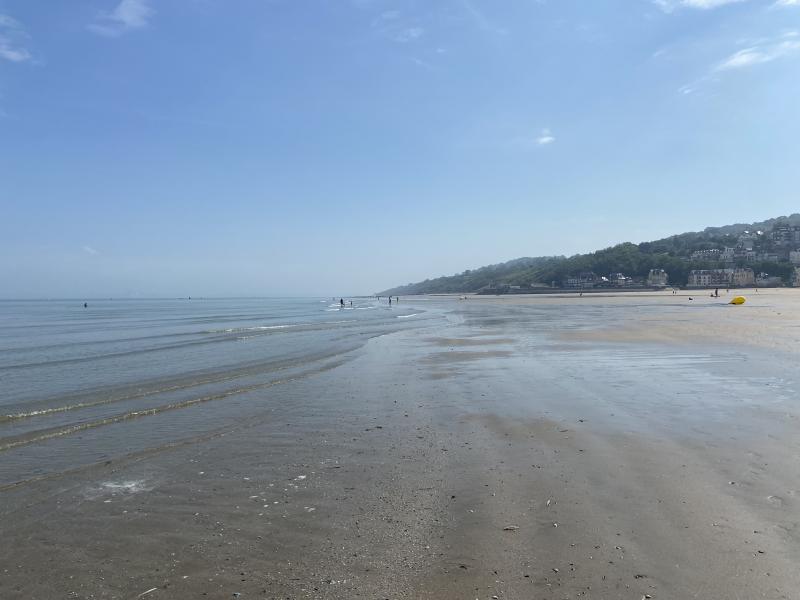 1er bain à Trouville sur Mer en 2023