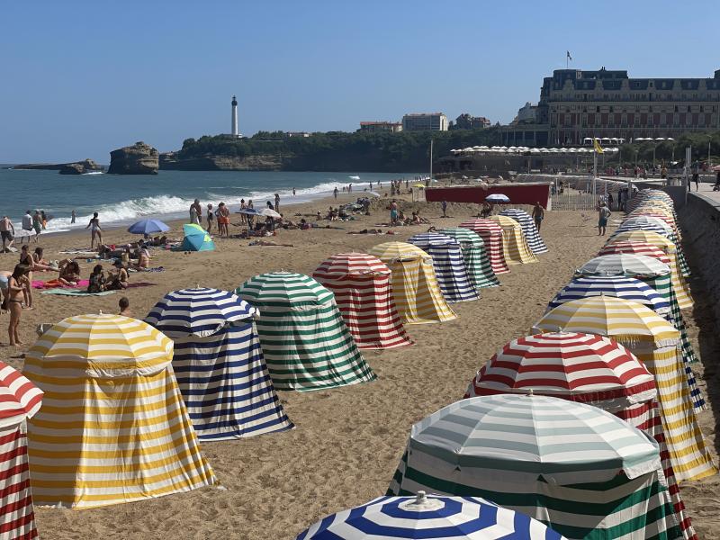 La Grande plage à Biarritz