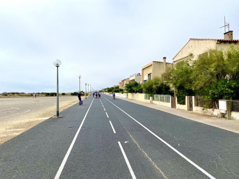 Piste cyclable à Narbonne Plage