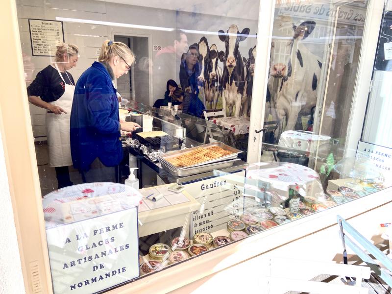 A la ferme Gaufres et glaces