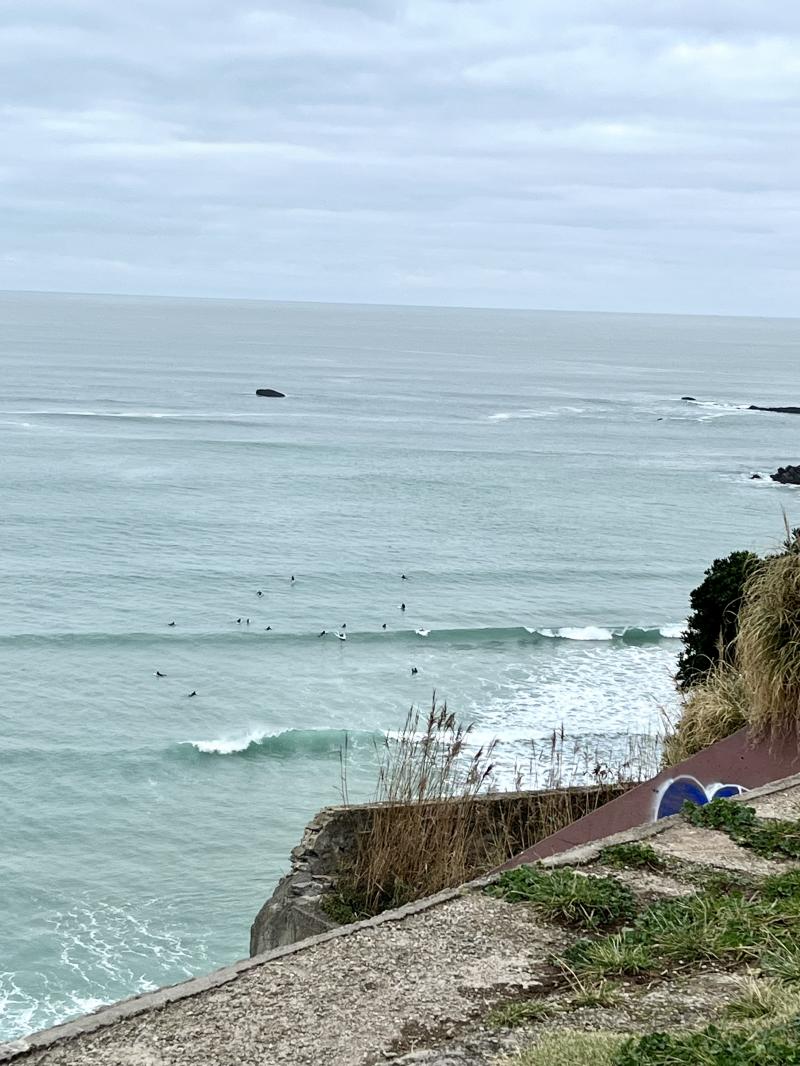 Belles vagues à la Côte des Basques