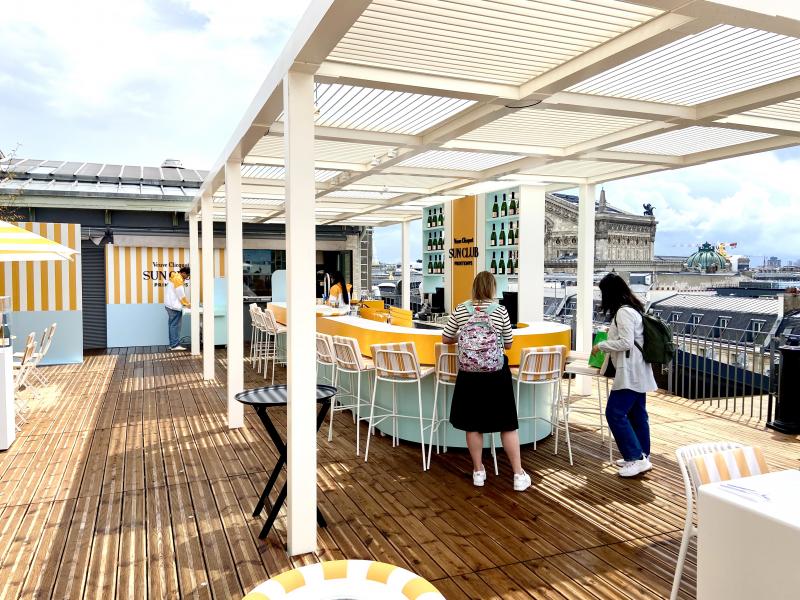 Veuve Clicquot Sun Club au Printemps Haussmann