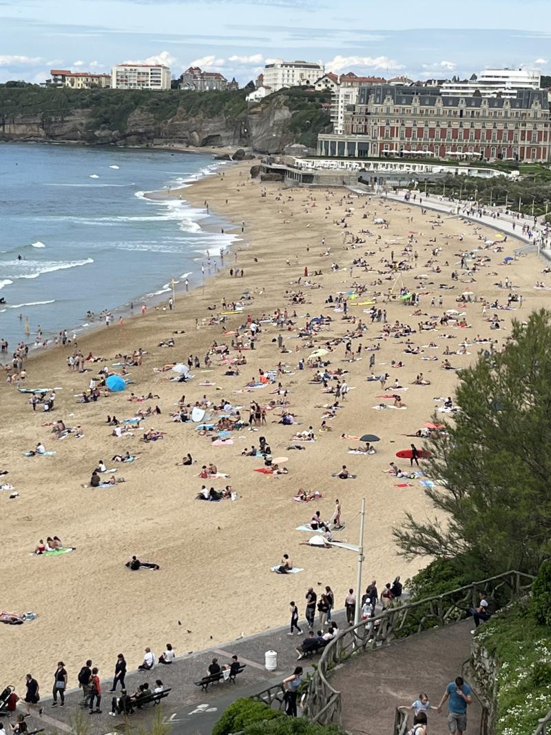 C’est déjà l’été à Biarritz 