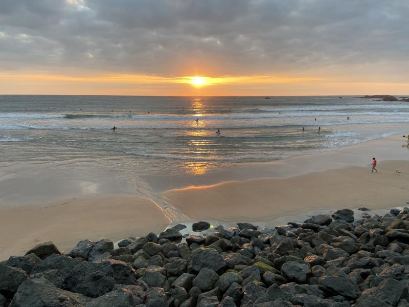 Sunset à la Côte des Basques