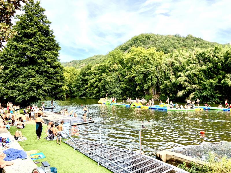 Les bains dans le Viaur