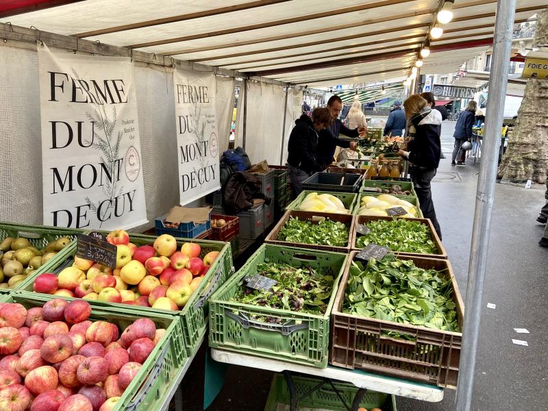 Le marché de Maubert Mutualité