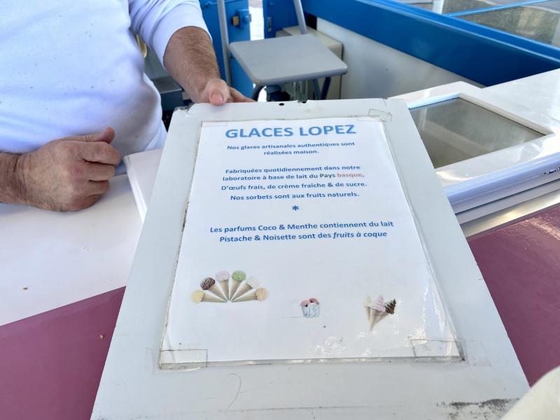 Glace Lopez à Biarritz