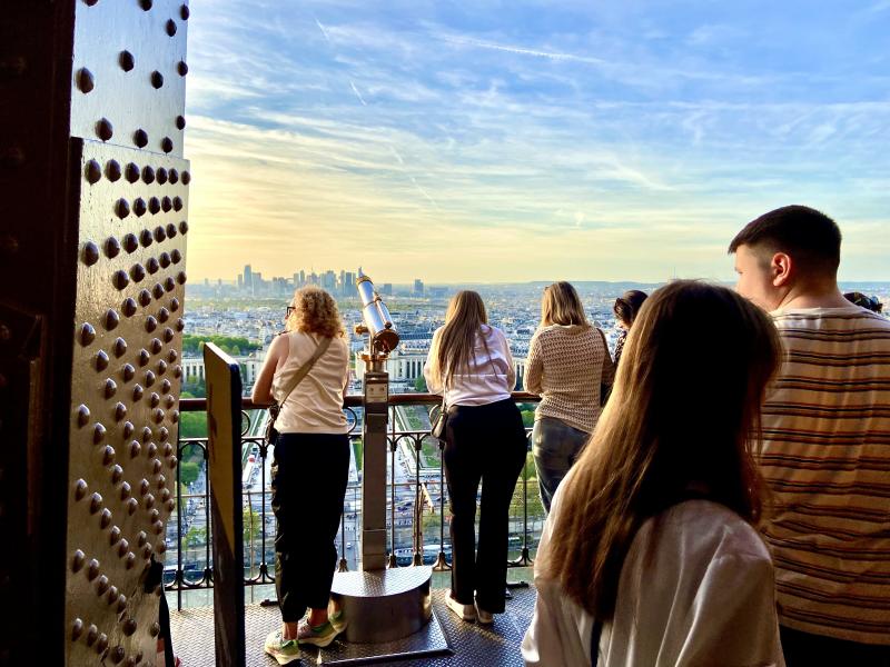 La Tour Eiffel par l’escalier