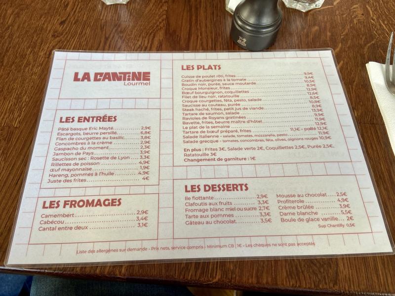 La Cantine Lourmel